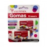 GOMA BLANCA ESCRIMEX BLISTER CON 2 PIEZAS