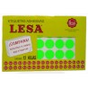 ETIQUETAS FLUORESCENTES VERDE LESA