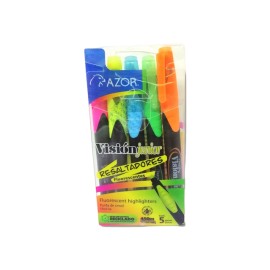MARCADOR VISION JUNIOR CON 5 COLORES AZOR