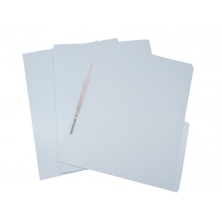 FOLDER CON BROCHE 8 CMS TAMAÑO CARTA AZUL CLARO