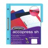 FOLDER CON BROCHE 8 CMS TAMAÑO CARTA AZUL CLARO