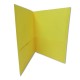 FOLDER TAMAÑO CARTA DOBLE SOLAPA COLOR AMARILLO