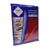 CUBIERTA PLASTICA PLATINO ROJO ZEBRA