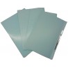 FOLDER CON BROCHE 8 CENTIMETROS TAMAÑO OFICIO AZUL CLARO