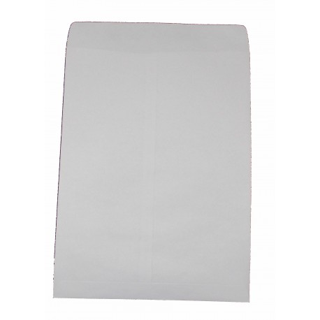 SOBRE BOLSA SOLAPA ENGOMADA BLANCO CARTA