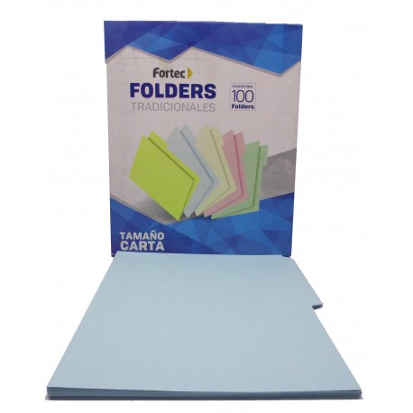 FOLDER TAMAÑO CARTA COLOR AZUL