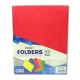 FOLDER TAMAÑO CARTA COLOR ROJO INTENSO